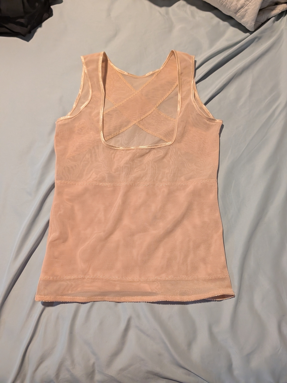 Sheer Mesh Shapewear - Tan